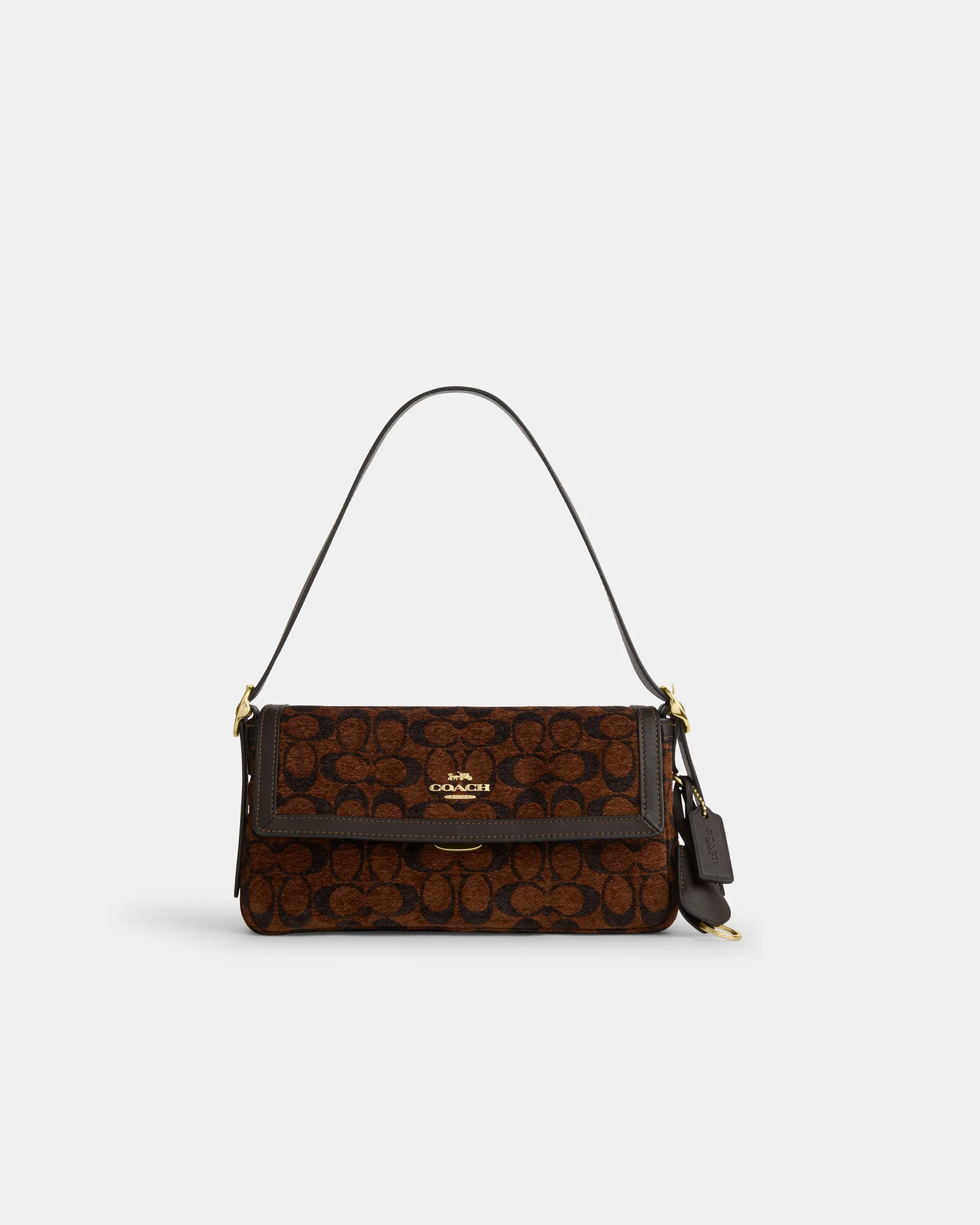 Сумка Coach Etta на плечо с клапаном — 14