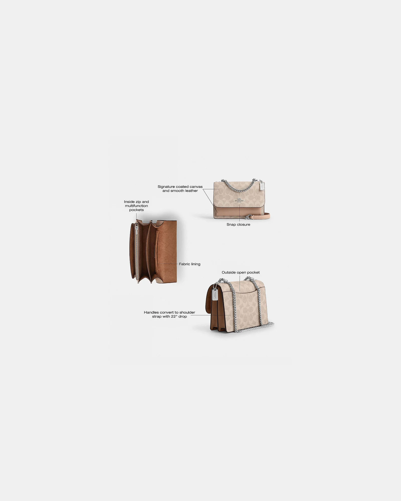 Мини сумка-кроссбоди Coach — 12
