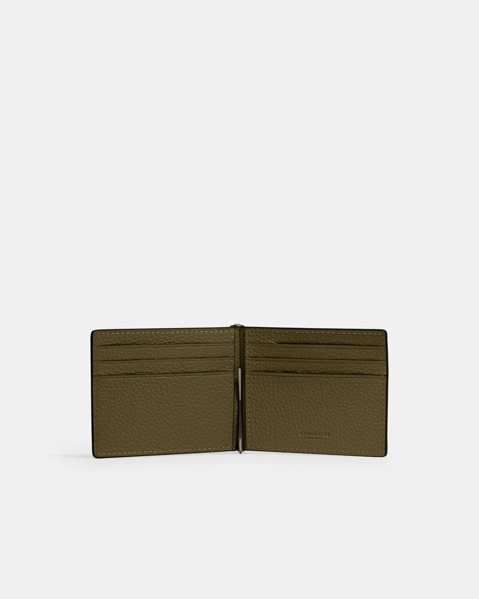 Тонкий бумажник Coach с зажимом для денег — 2