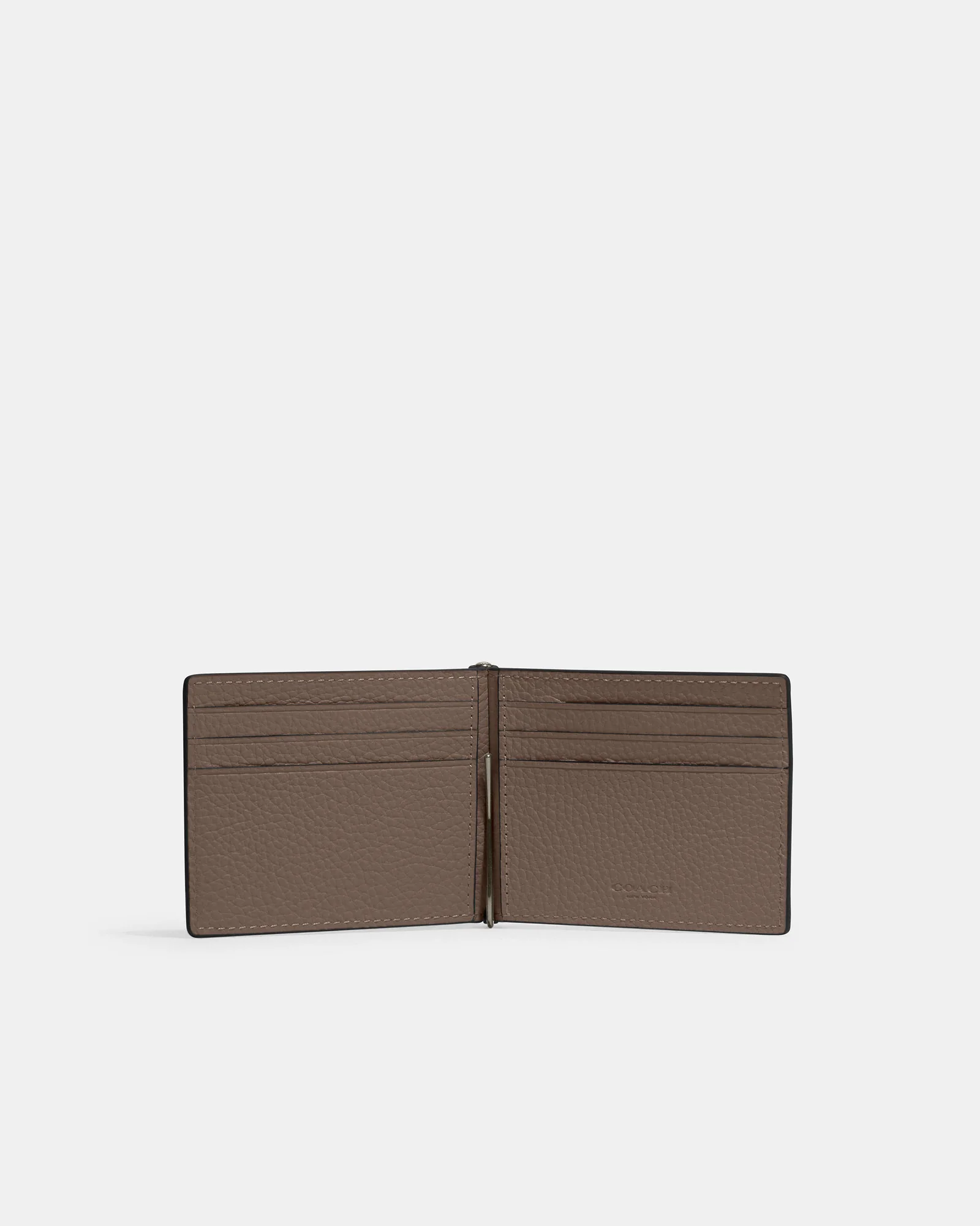 Тонкий бумажник Coach с зажимом для денег — 6