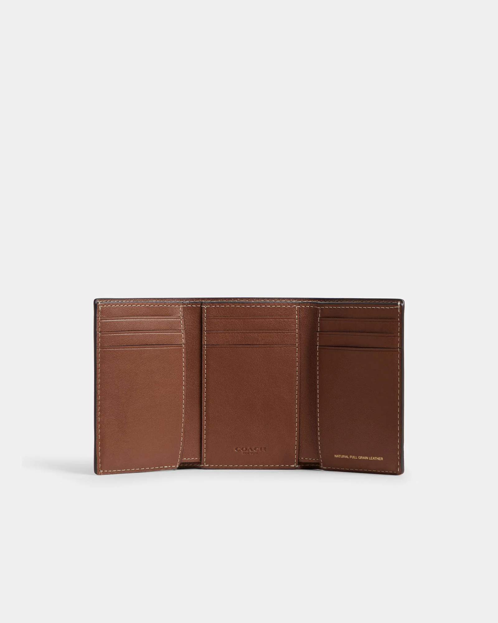 Кошелек Coach тройного сложения — 6