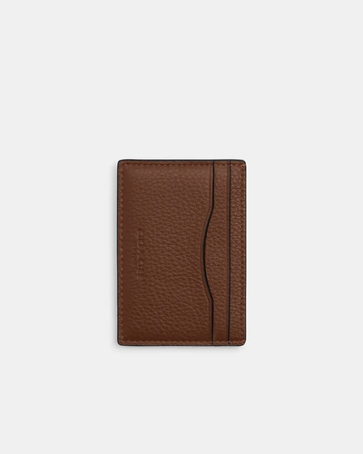 Картхолдер Coach с зажимом для денег из канваса Signature