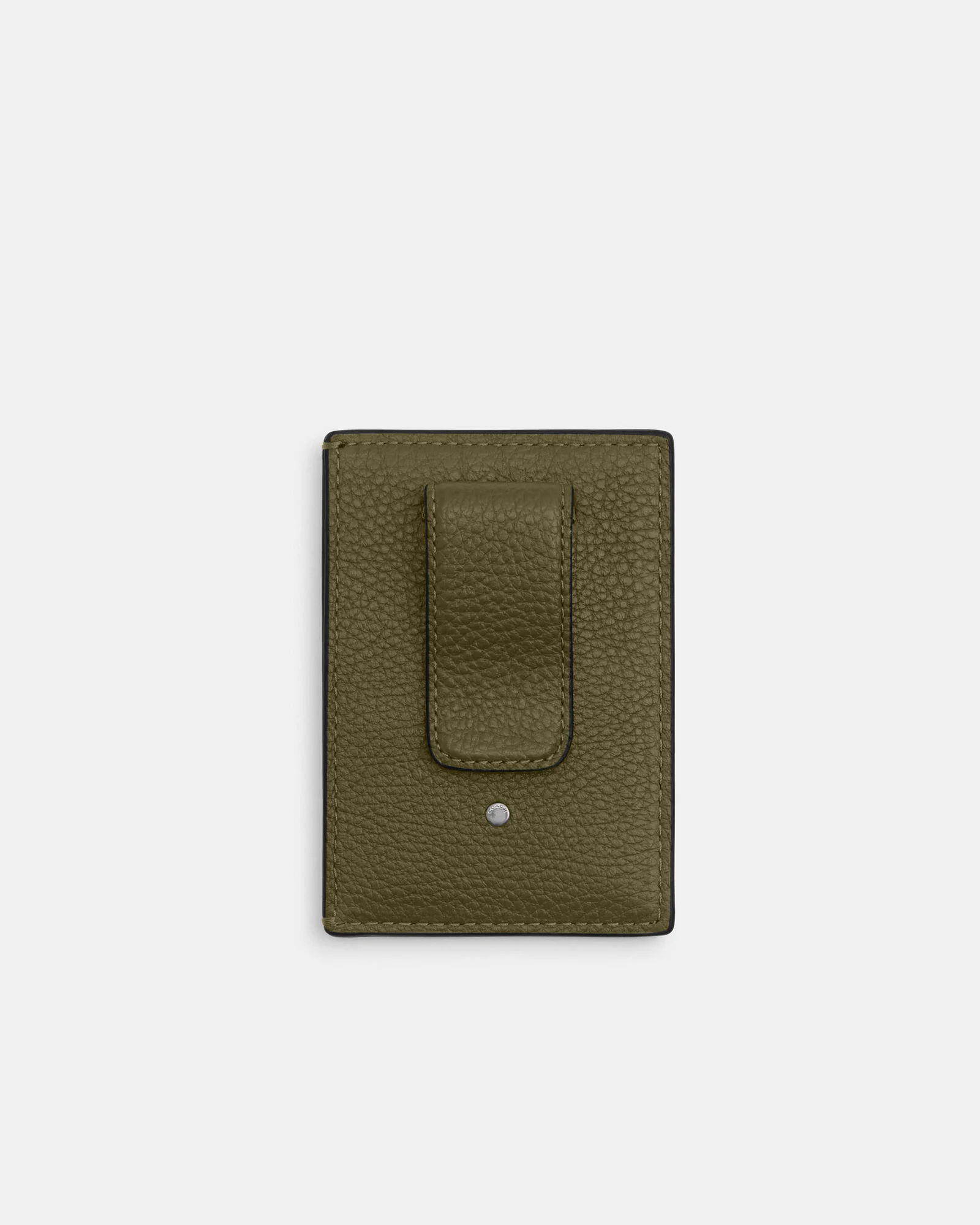 Картхолдер Coach с зажимом для денег из канваса Signature — 2