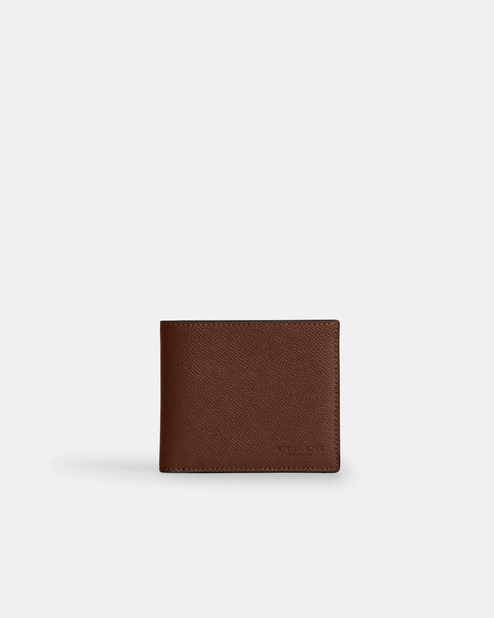 Кожаное портмоне Coach с окошком для документов — 2