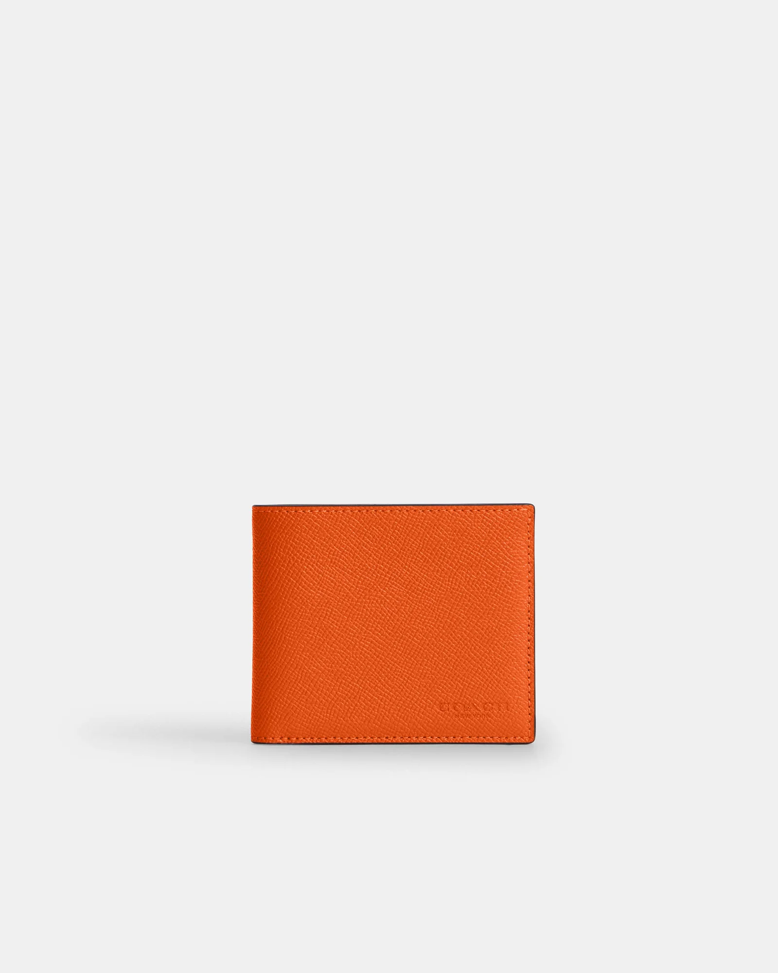 Кожаное портмоне Coach с окошком для документов — 10