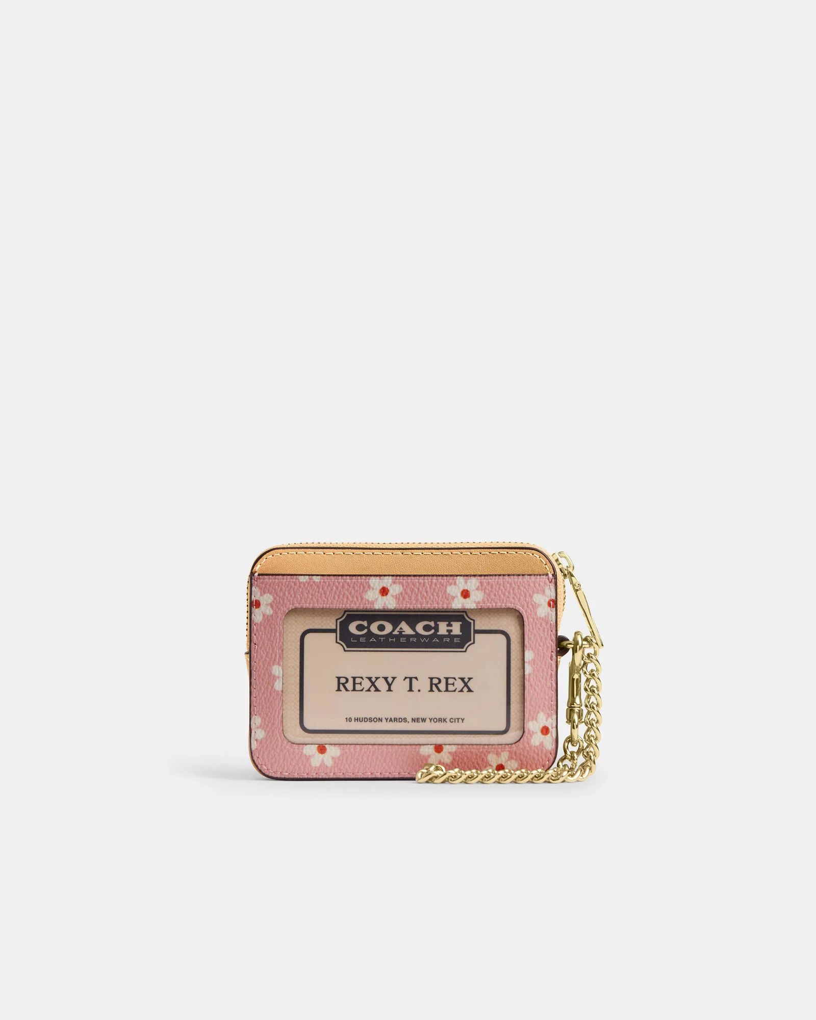 Картхолдер Coach на молнии с бантами — 2