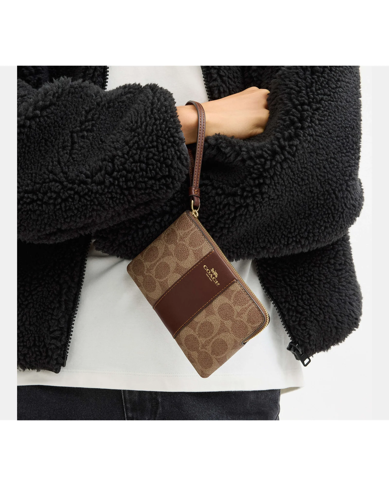 Кошелек-браслет Coach Corner Zip — 6