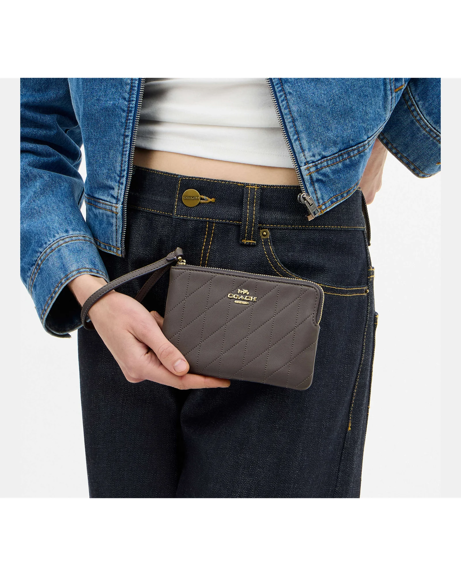 Кошелек-браслет Coach Corner Zip — 9