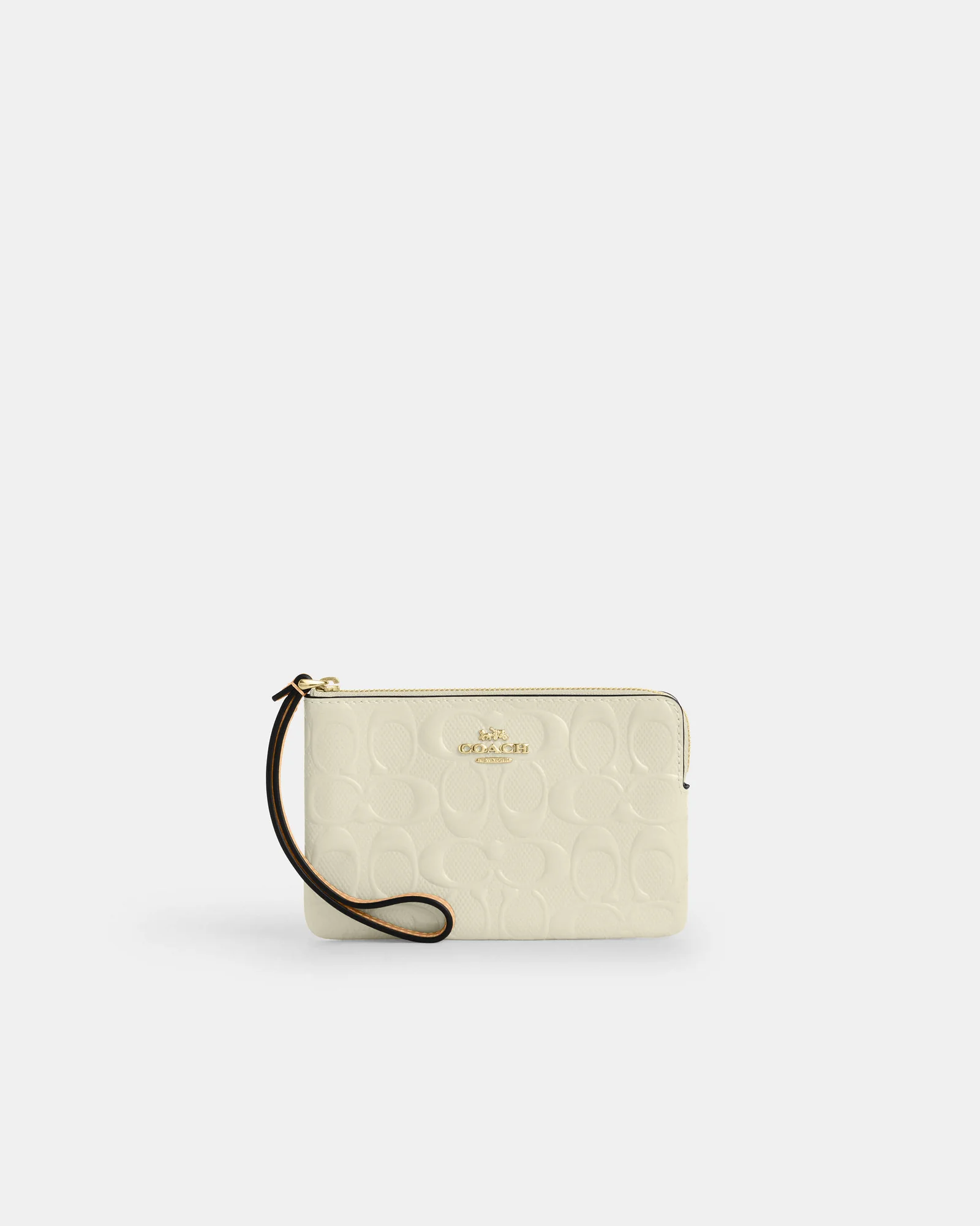 Кожаный кошелек-браслет Coach Corner Zip — 3