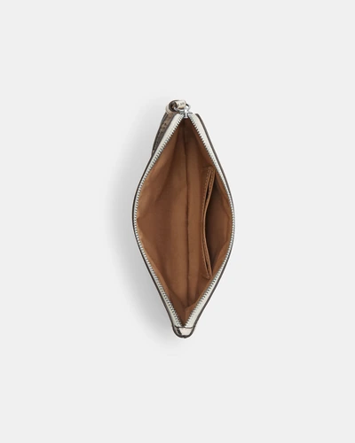 Большой клатч на запястье Coach Corner Zip