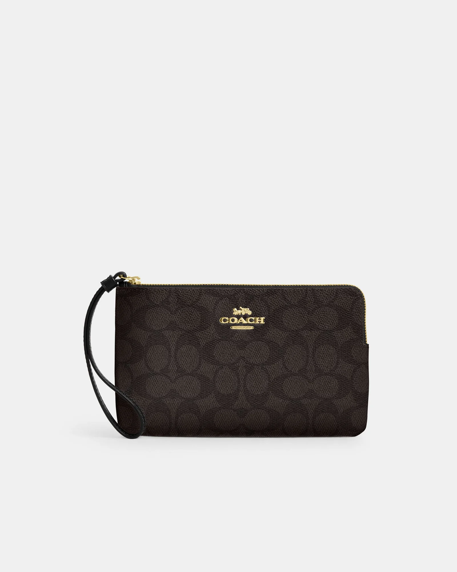 Большой кошелёк на запястье Coach с угловой молнией — 6
