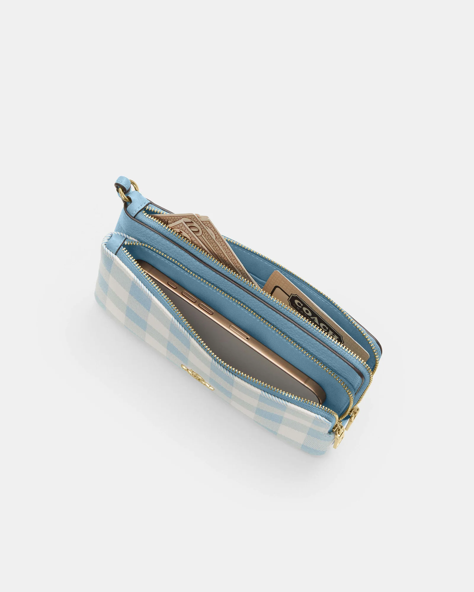 Кошелек на запястье Coach на двух молниях — 10