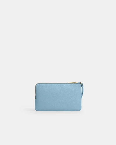 Кошелек на запястье Coach на двух молниях