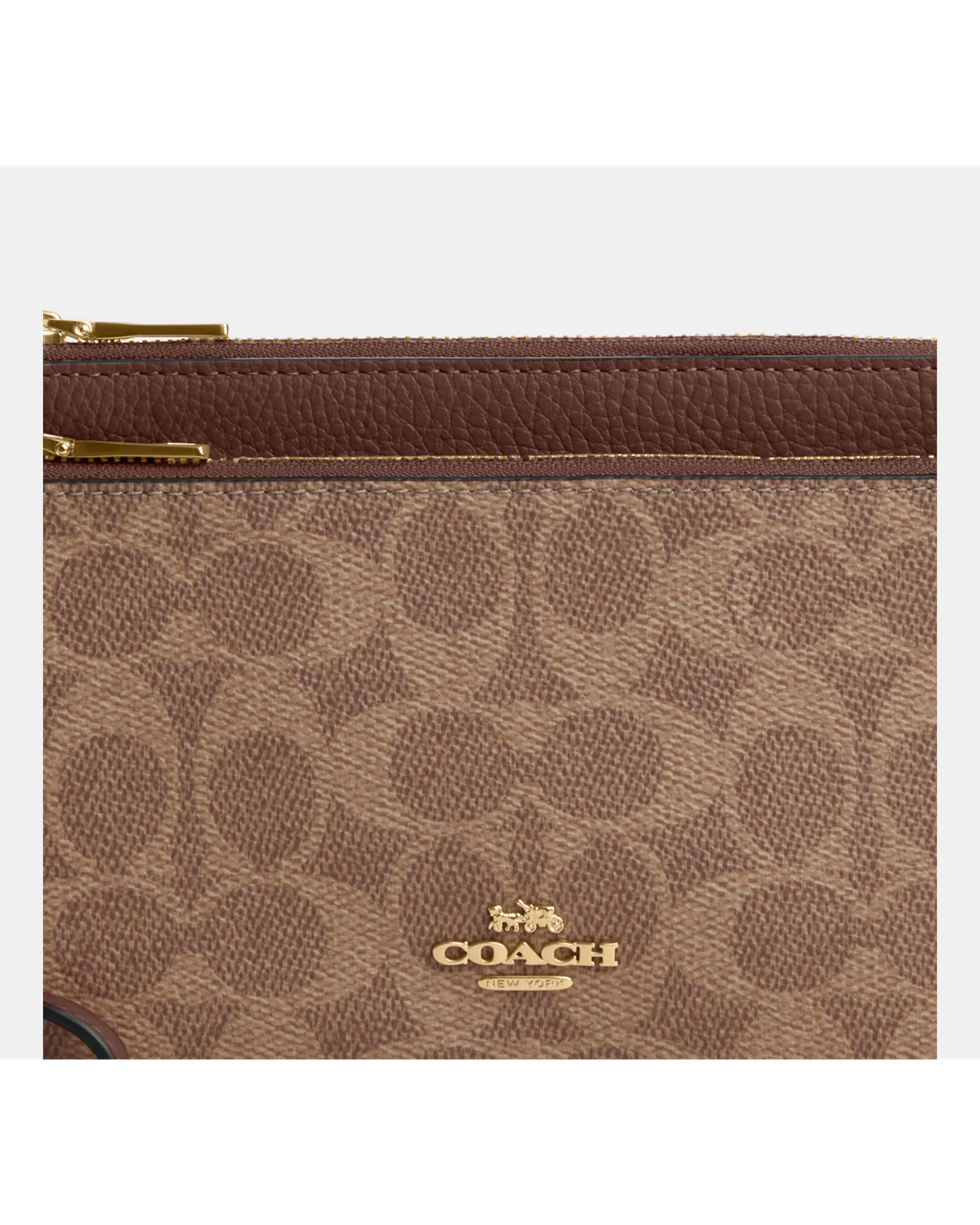 Кошелек на запястье Coach на двух молниях — 6