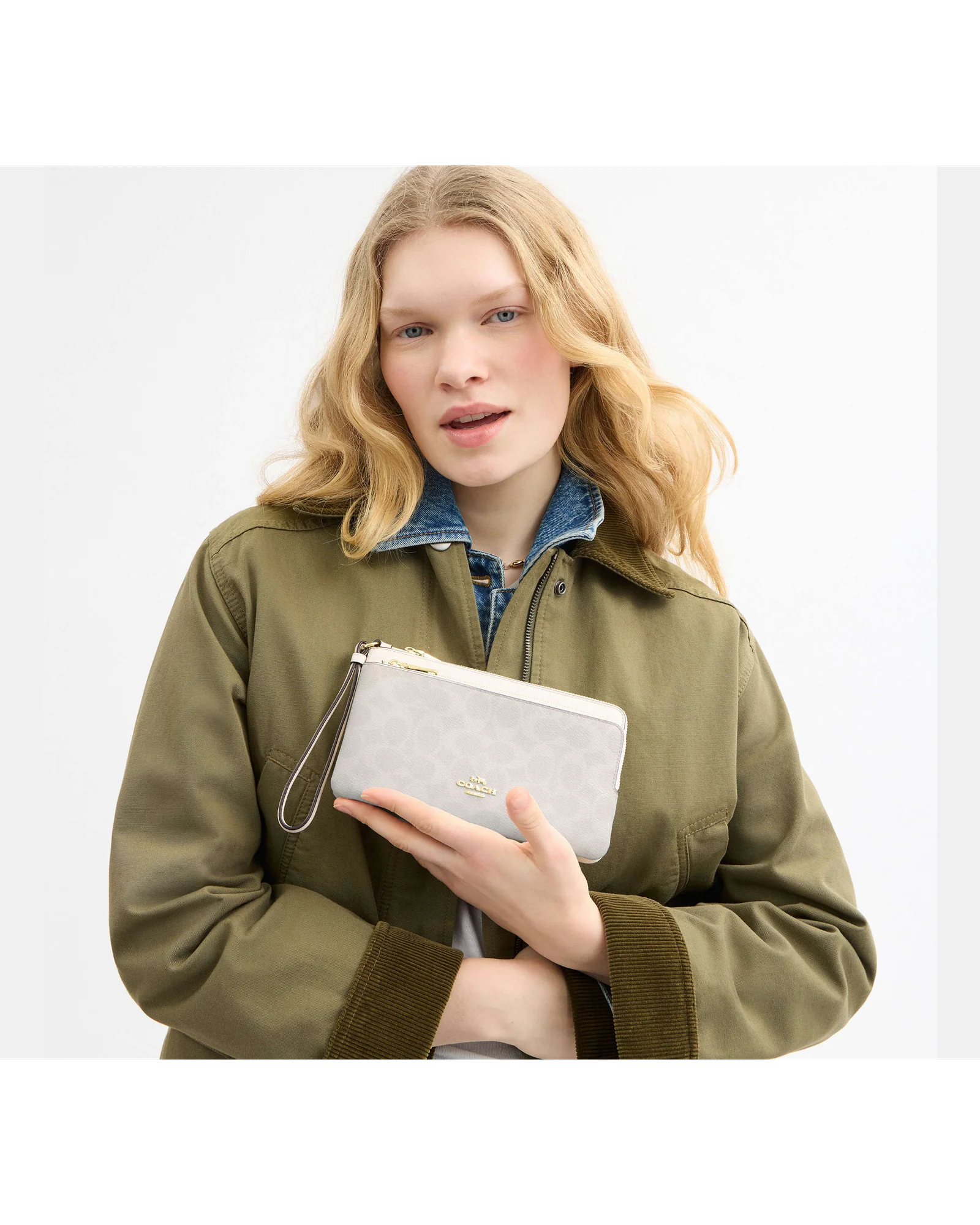 Кошелек на запястье Coach на двух молниях — 2