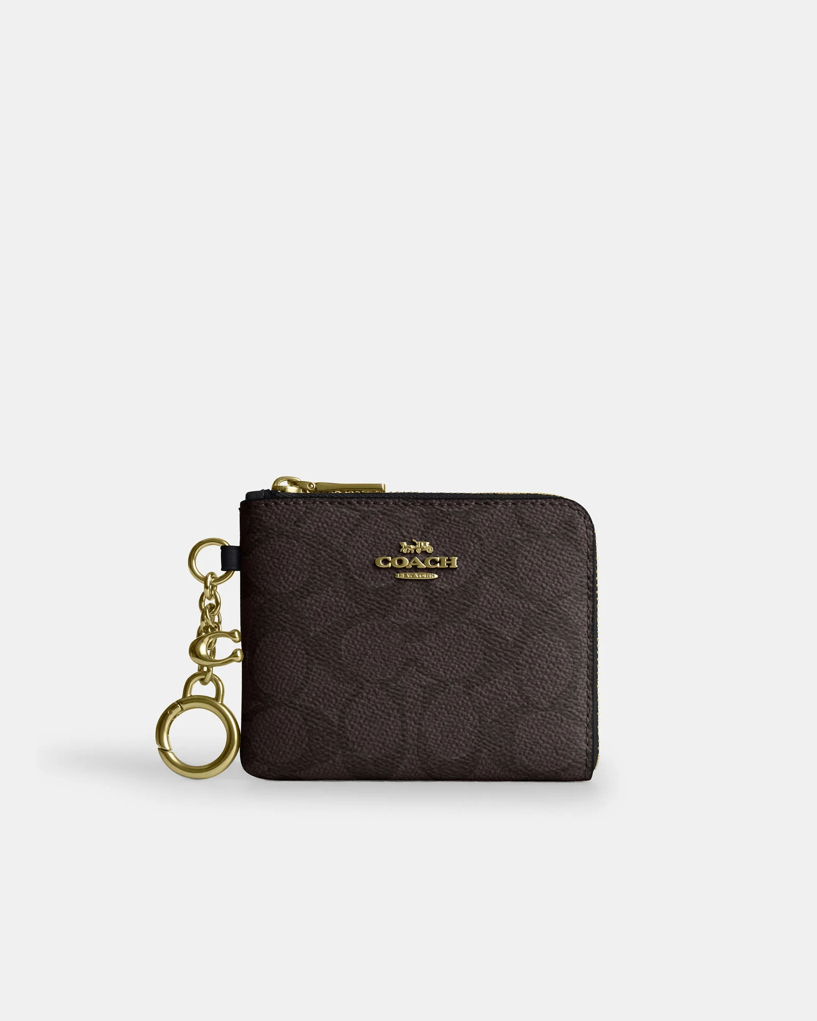 Кошелёк Coach Small Corner Zip из фирменного канваса — 7