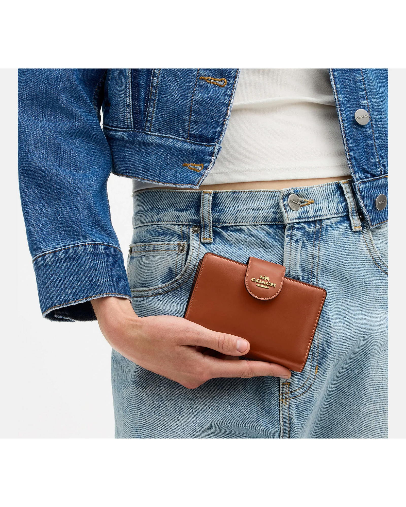 Кошелёк Coach Medium Corner Zip — 16