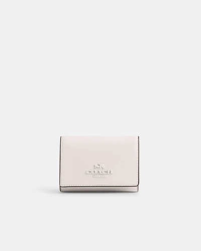 Компактный кошелек Coach из кожи