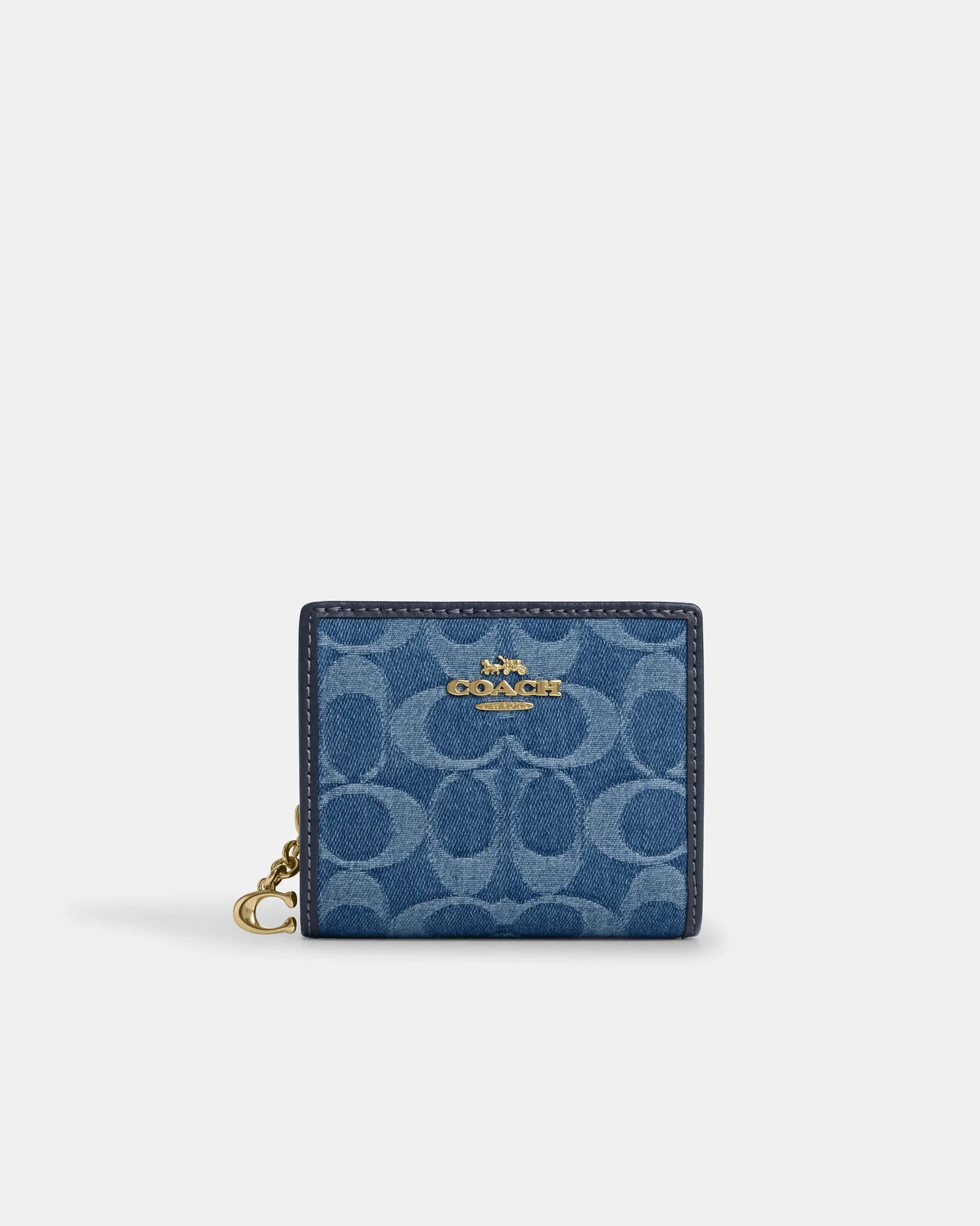 Кошелек Coach из джинсовой ткани — 1
