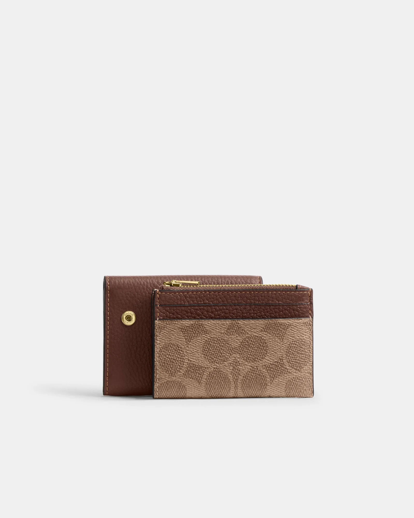 Картхолдер-кошелек Coach из фирменного текстиля — 8