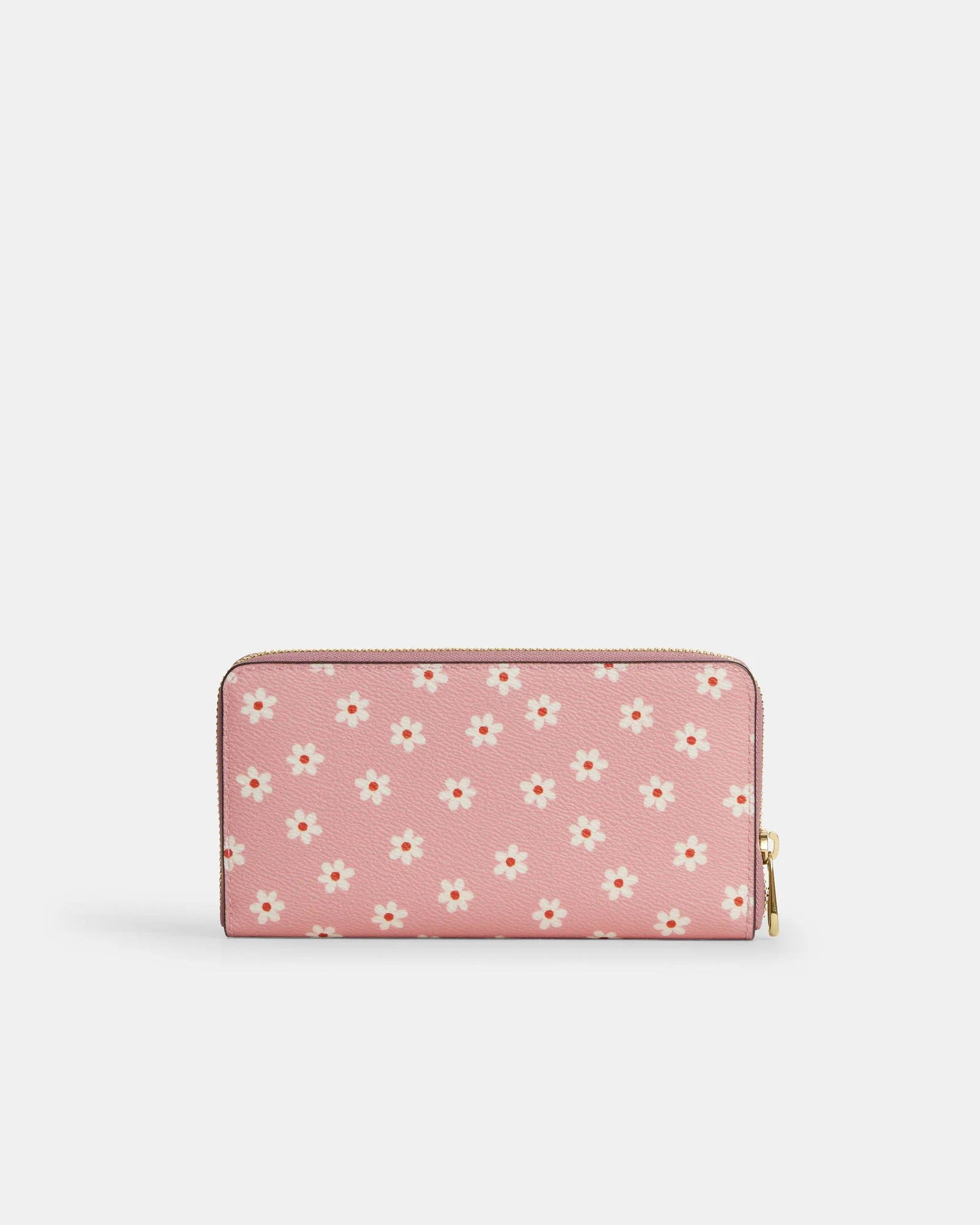 Длинный кошелек Coach на молнии с цветочным принтом — 6