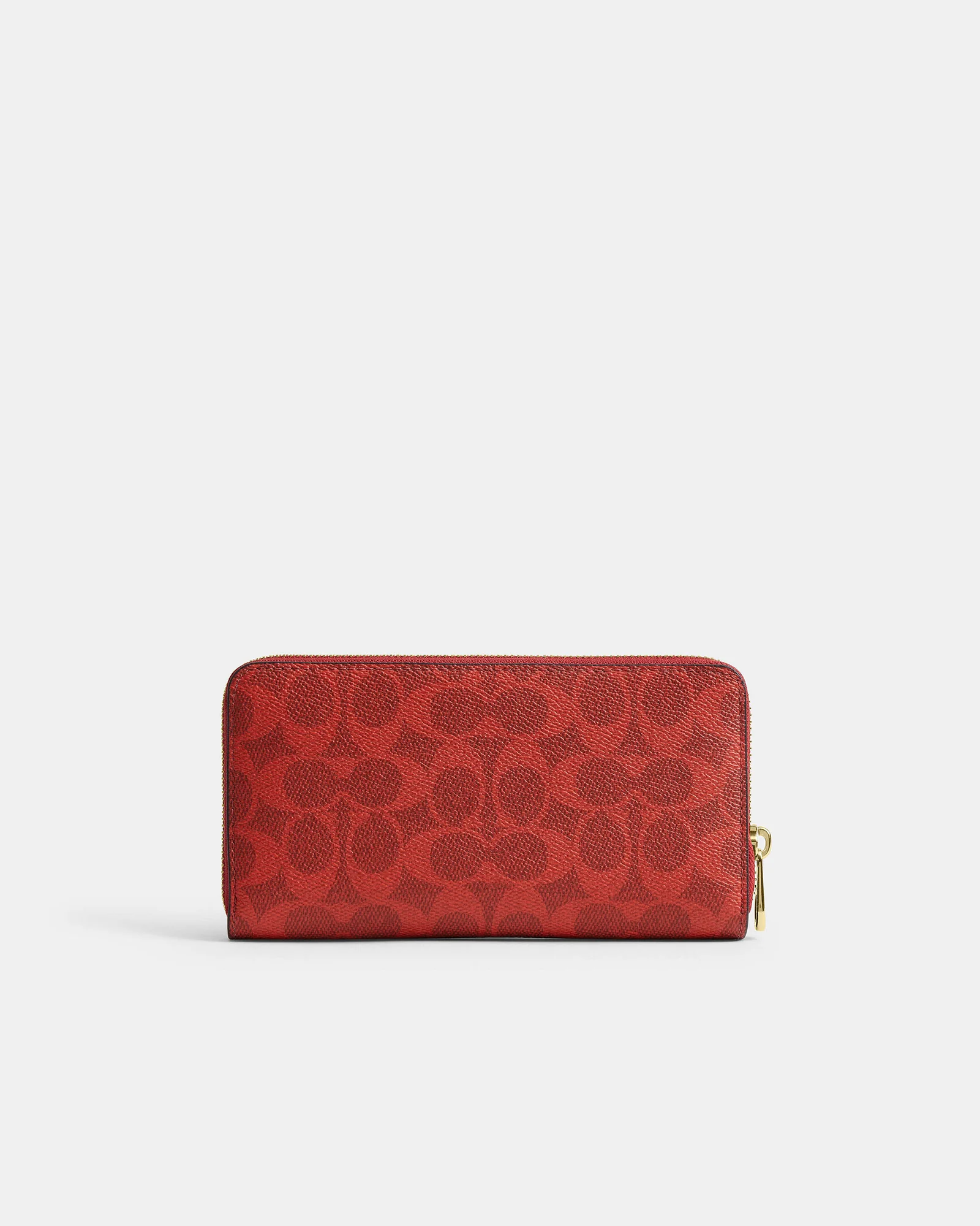 Длинный кошелёк Coach на молнии с фирменным принтом — 16