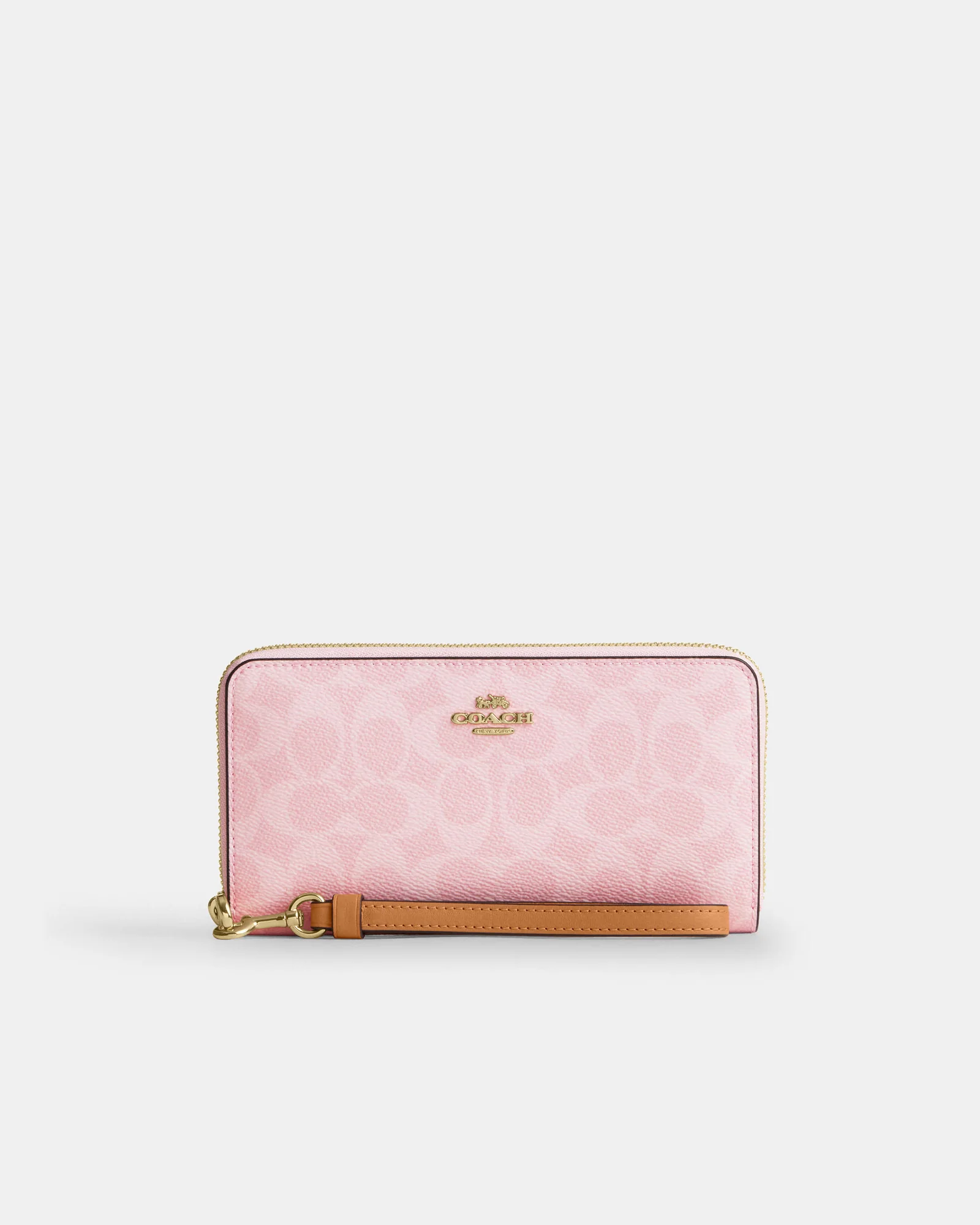 Кошелёк Coach на молнии с фирменным принтом — 1