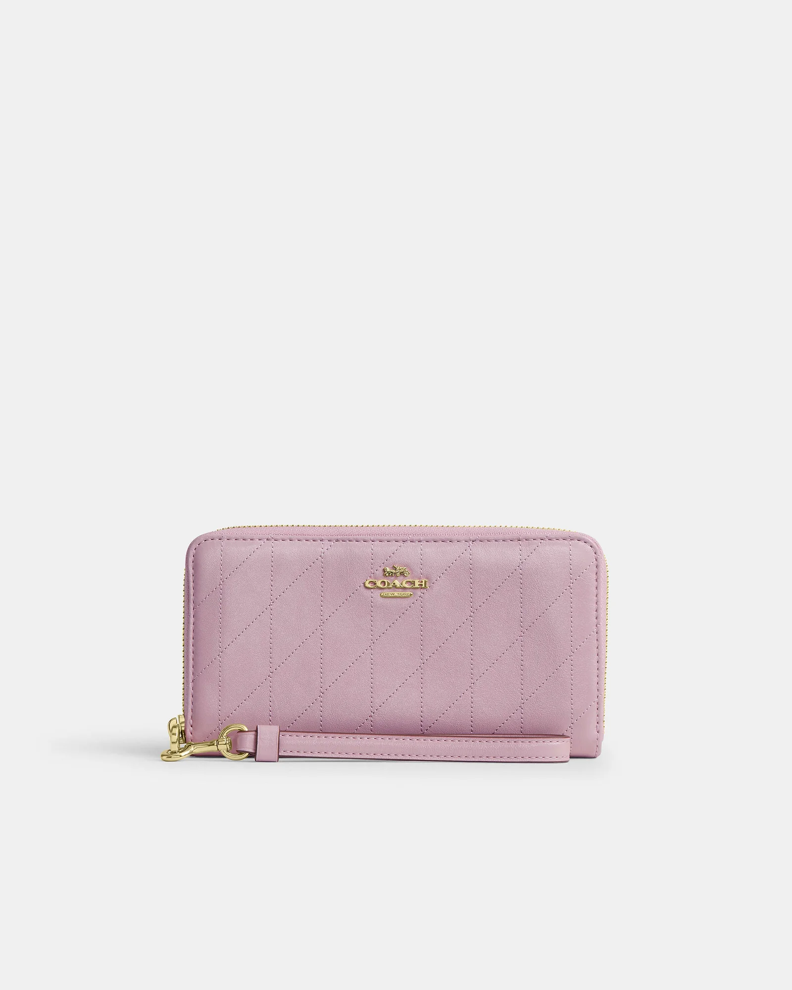 Длинный кошелек на молнии со стежкой Coach — 1