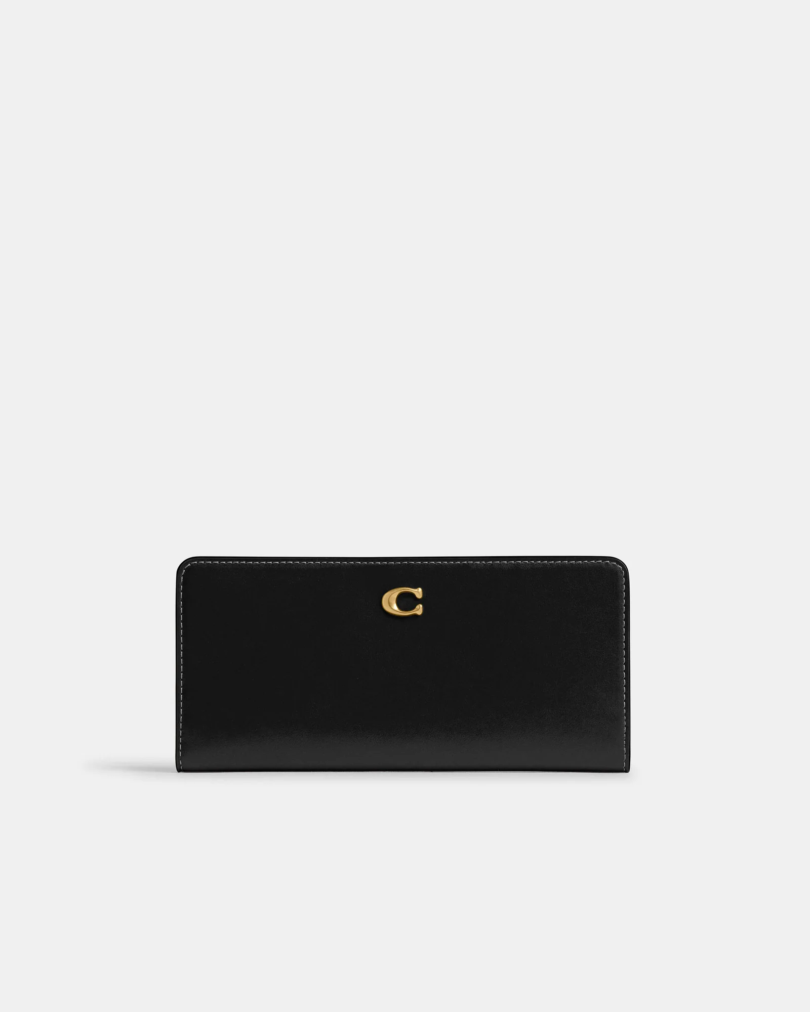 Женский длинный кожаный кошелек Coach Essential Slim — 14