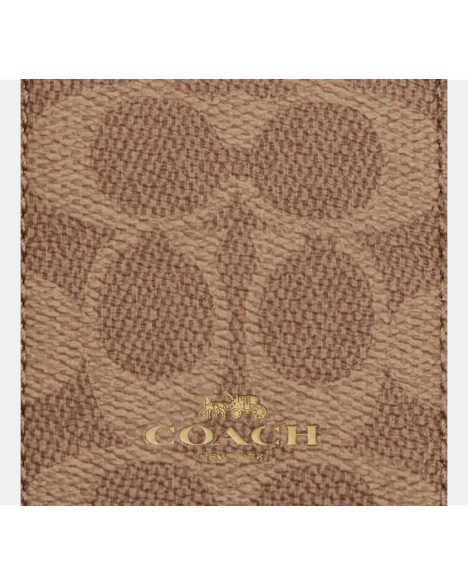 Картхолдер Coach на шнурке для бейджа из фирменного канваса — 8