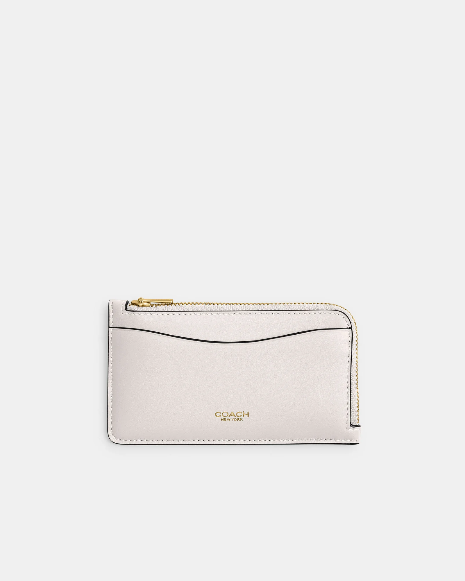 Женский кожаный картхолдер Coach New York Zip — 8
