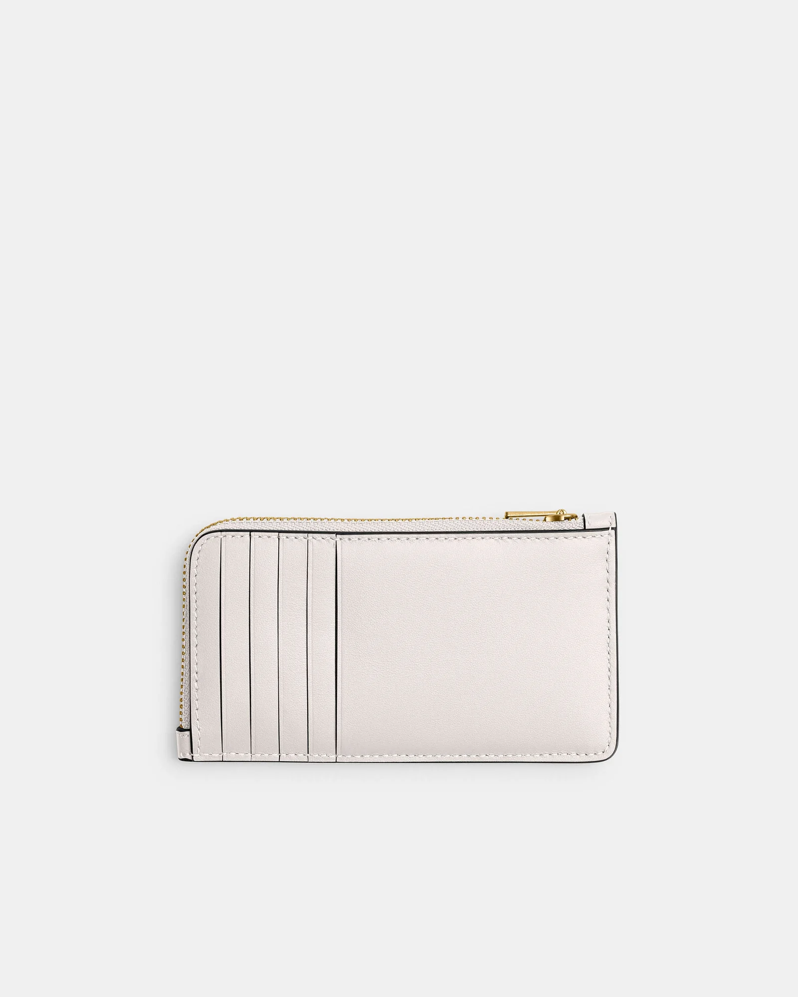 Женский кожаный картхолдер Coach New York Zip — 10