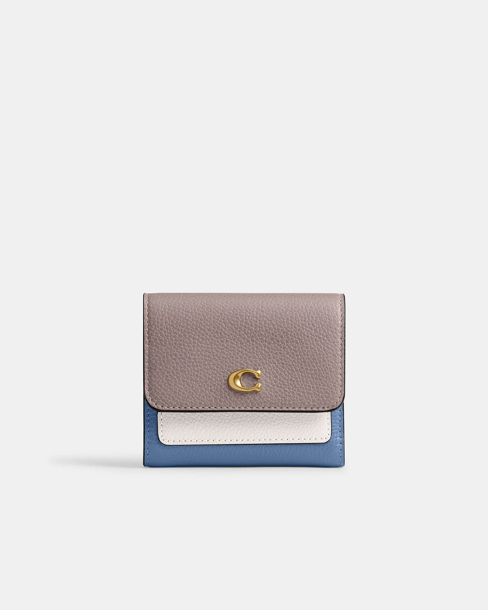 Кошелёк Coach Mila Small Flap в стиле колор-блок — 10