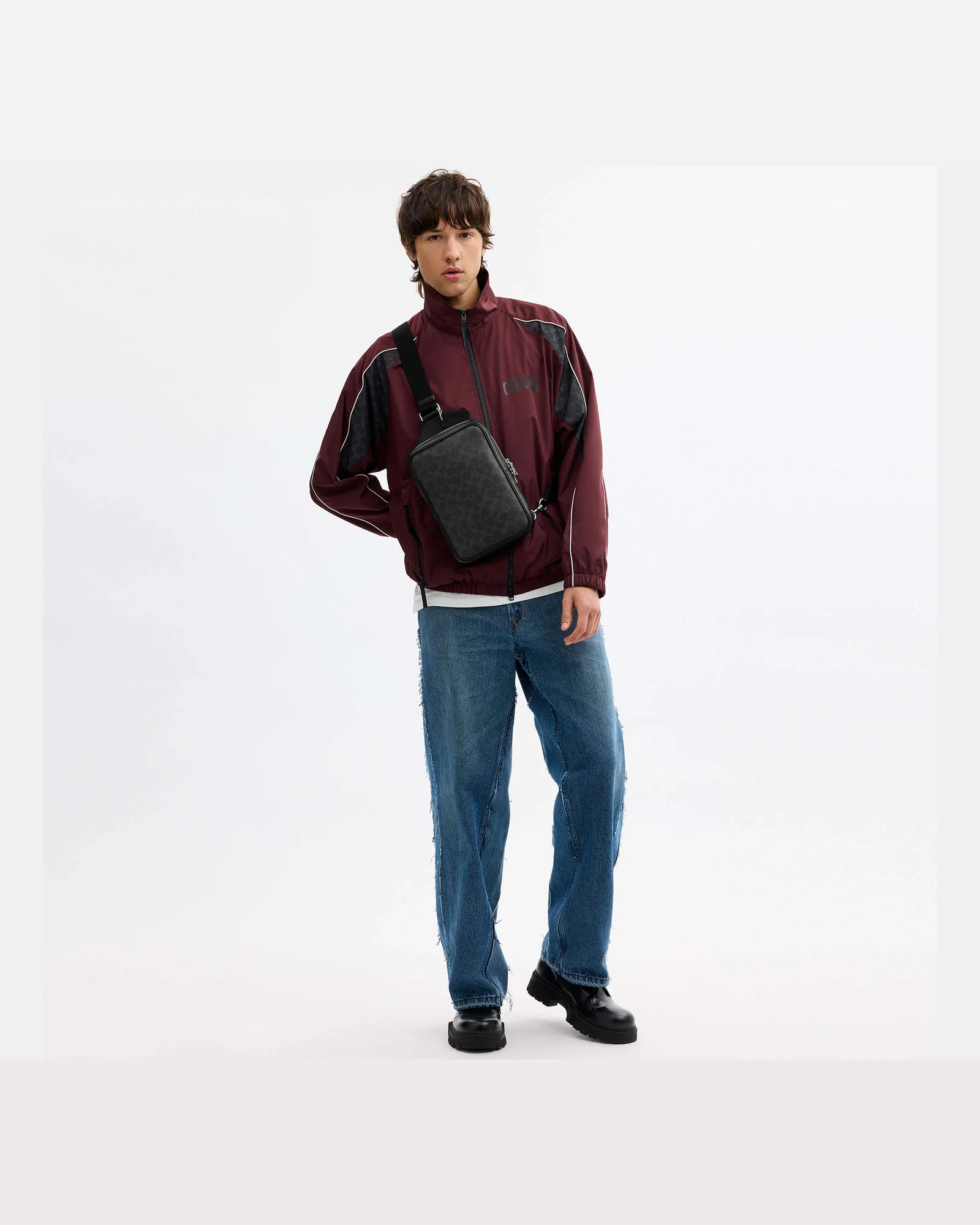 Слинг-рюкзак Coach Ray 17 из фирменного текстиля — 8