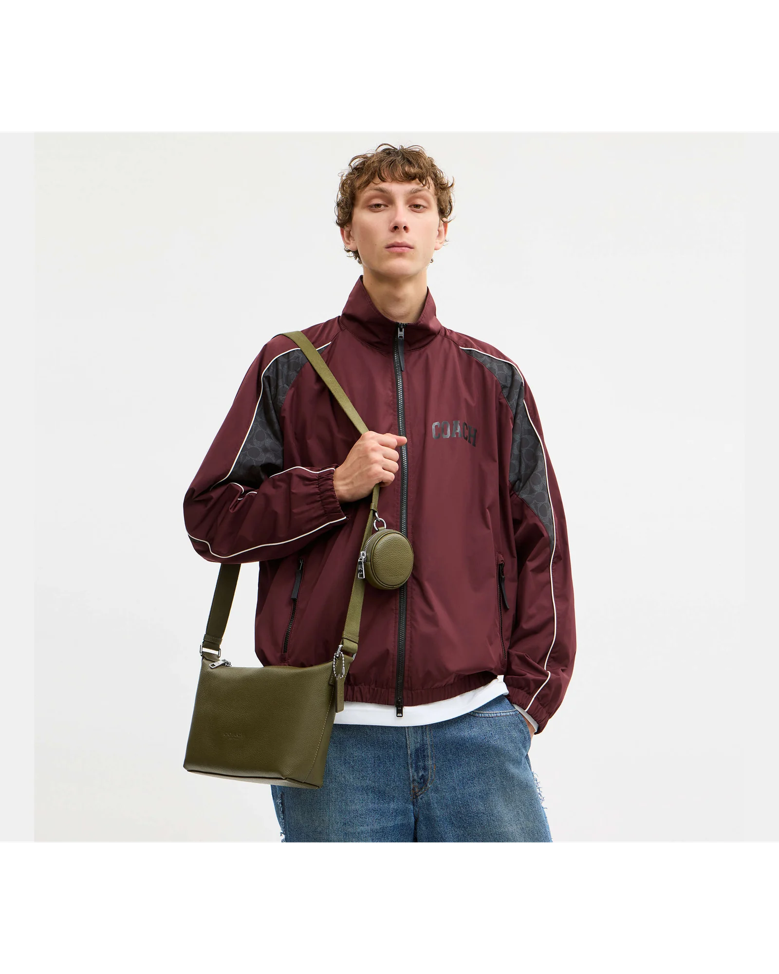 Сумка кроссбоди Coach Small Finn с чехлом — 3