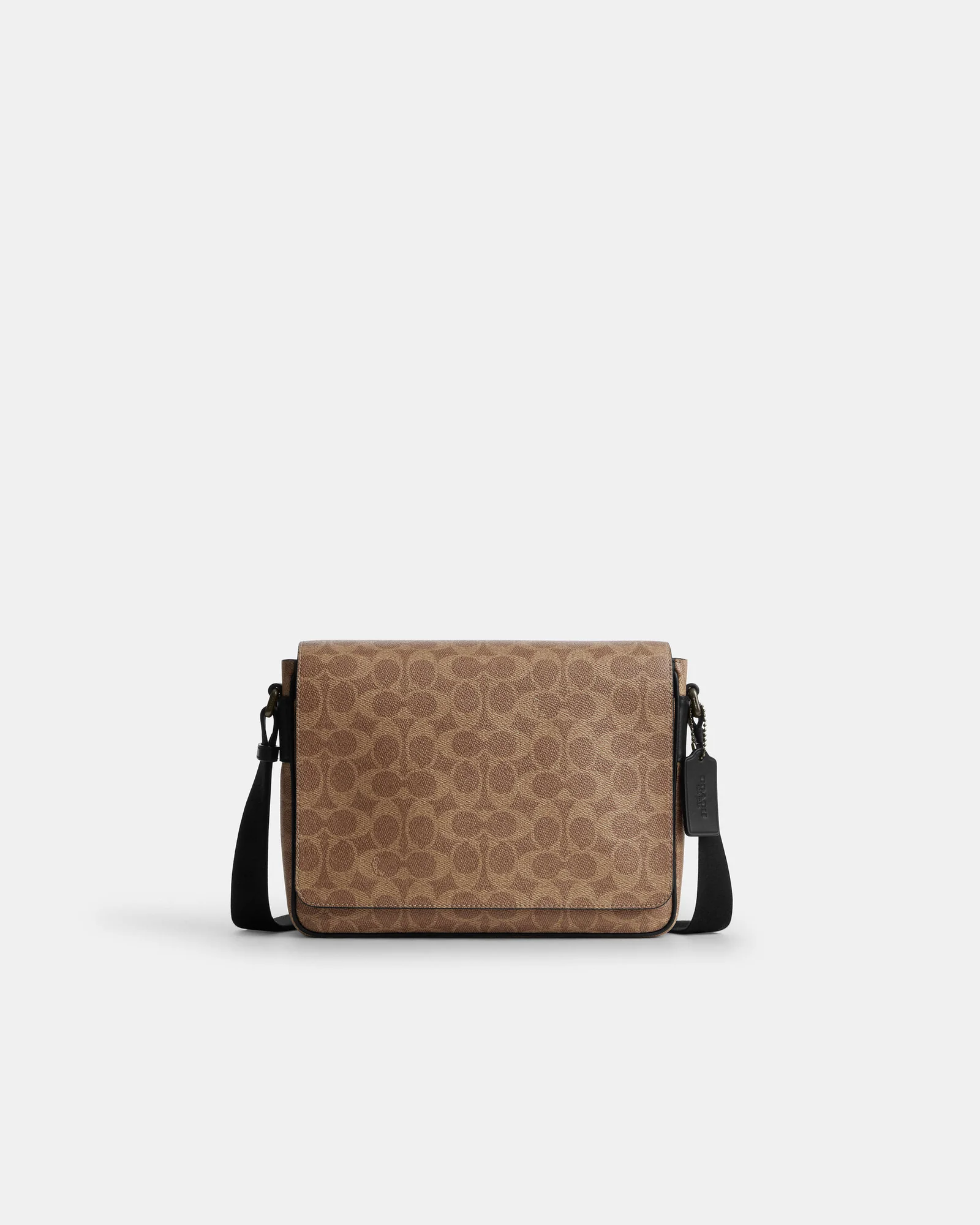 Сумка-мессенджер Coach Jack из фирменного текстиля — 14