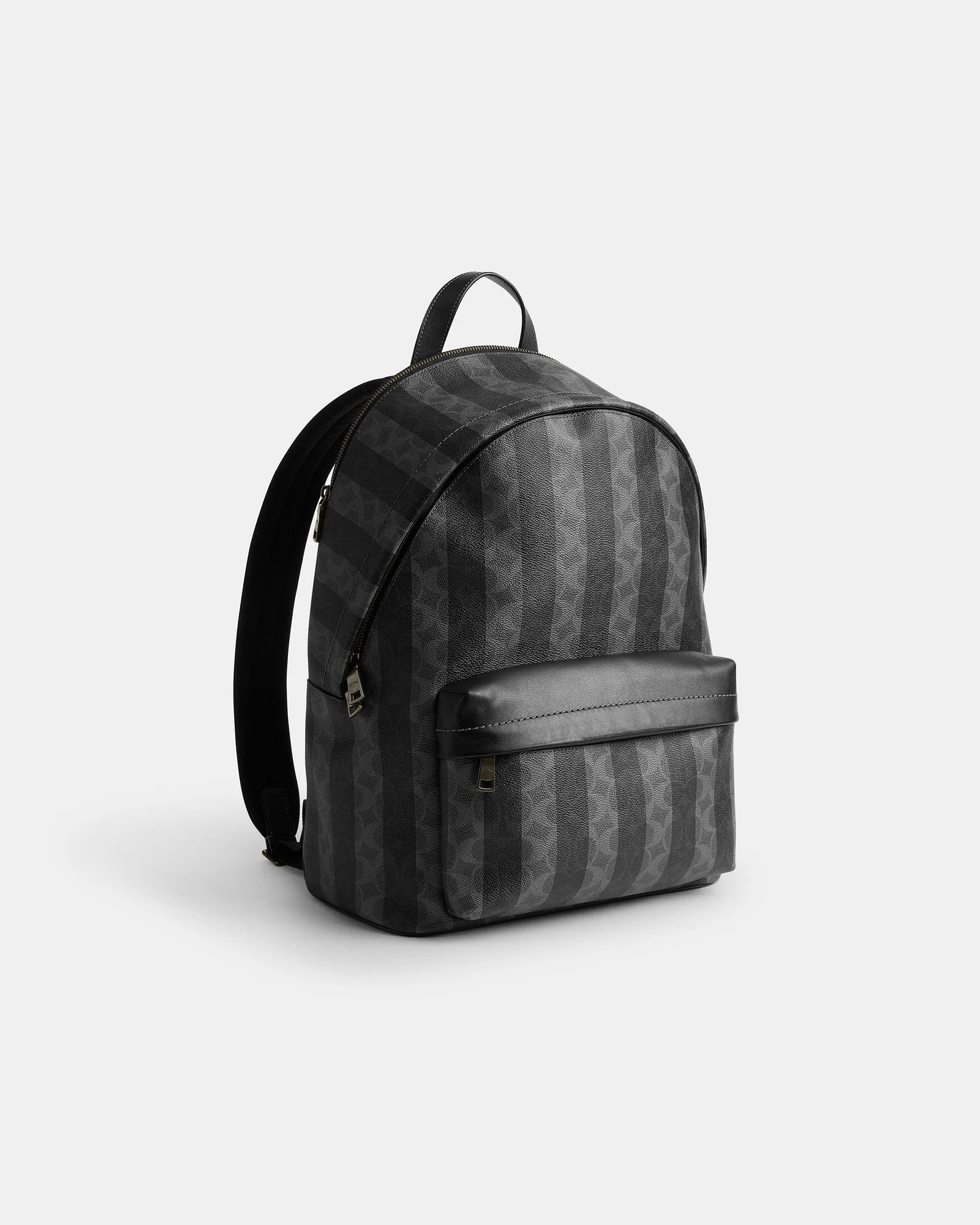 Рюкзак Coach Taylor из фирменного текстиля в полоску — 9