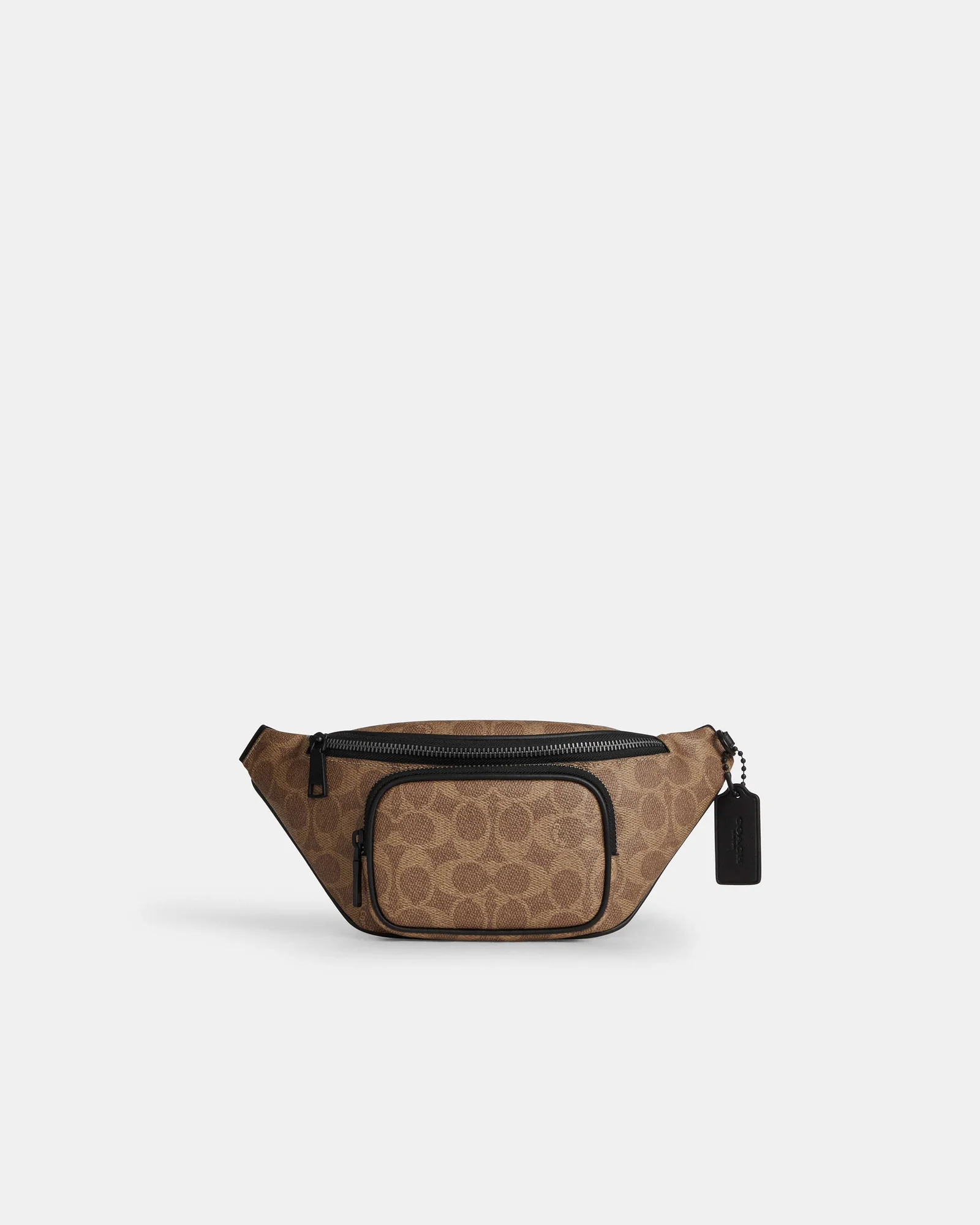 Поясная сумка Coach Travis 30 из фирменного текстиля — 12