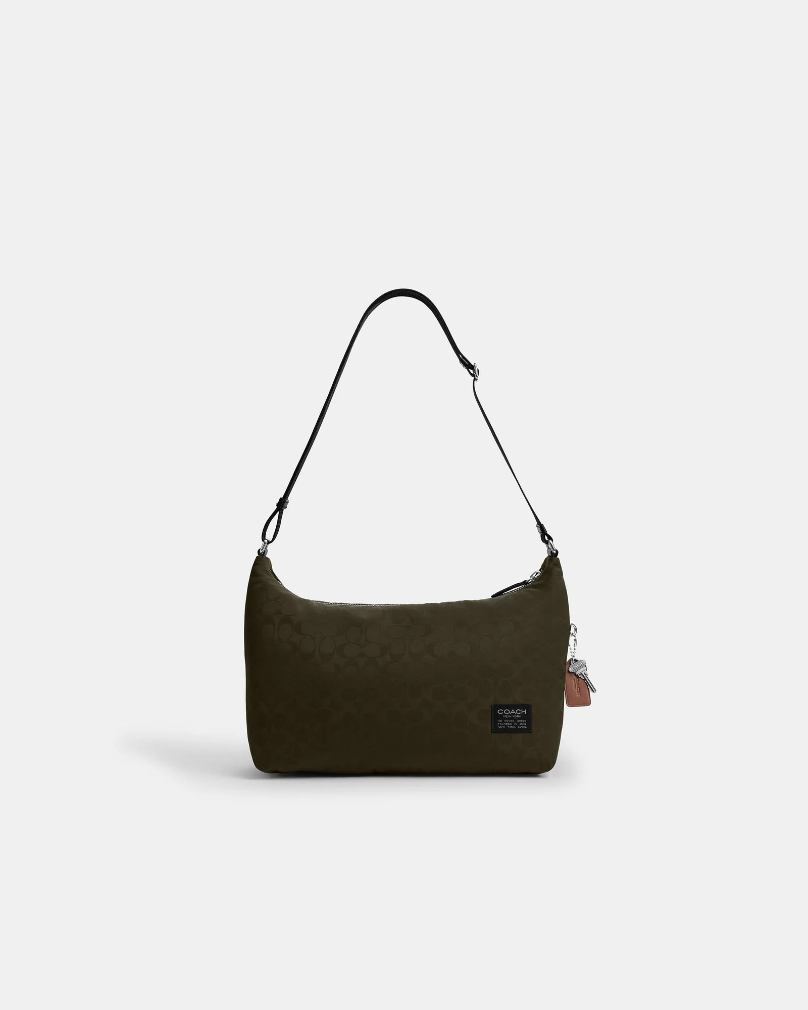 Сумка кросс-боди Coach Leo из сигнатурного нейлона — 13