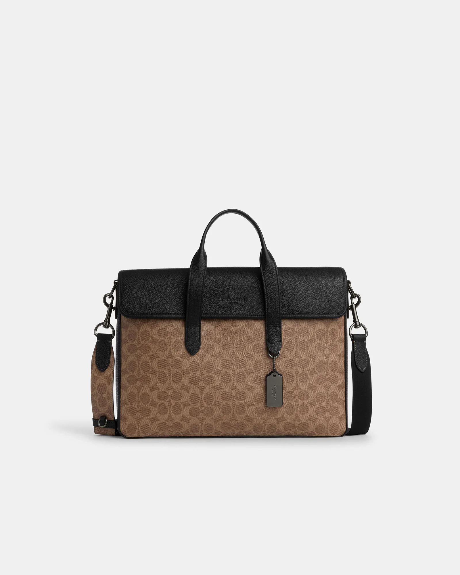 Сумка-портфель Coach Sullivan из сигнатурного канваса — 13