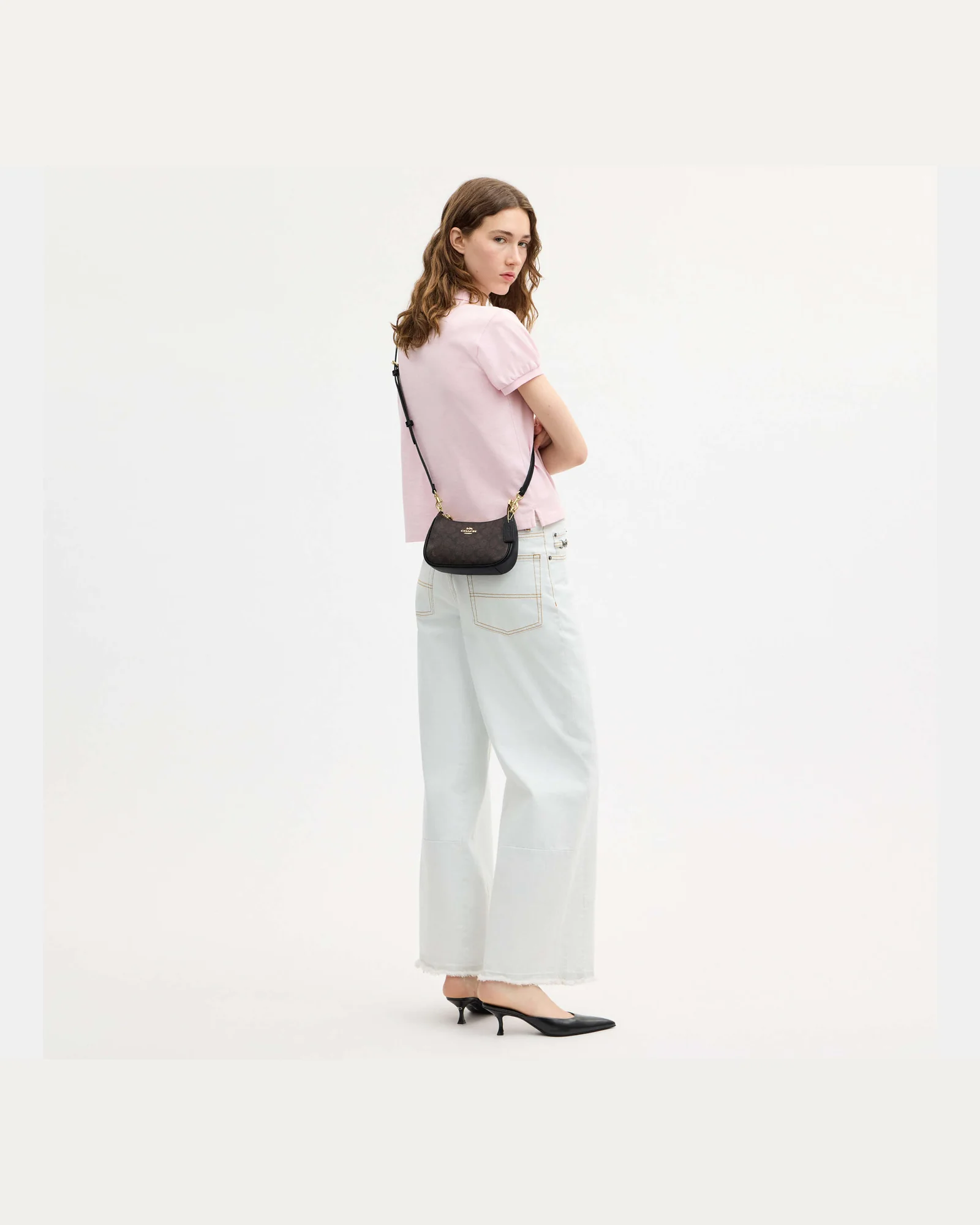 Мини-сумка Coach Teri с фирменным принтом — 20