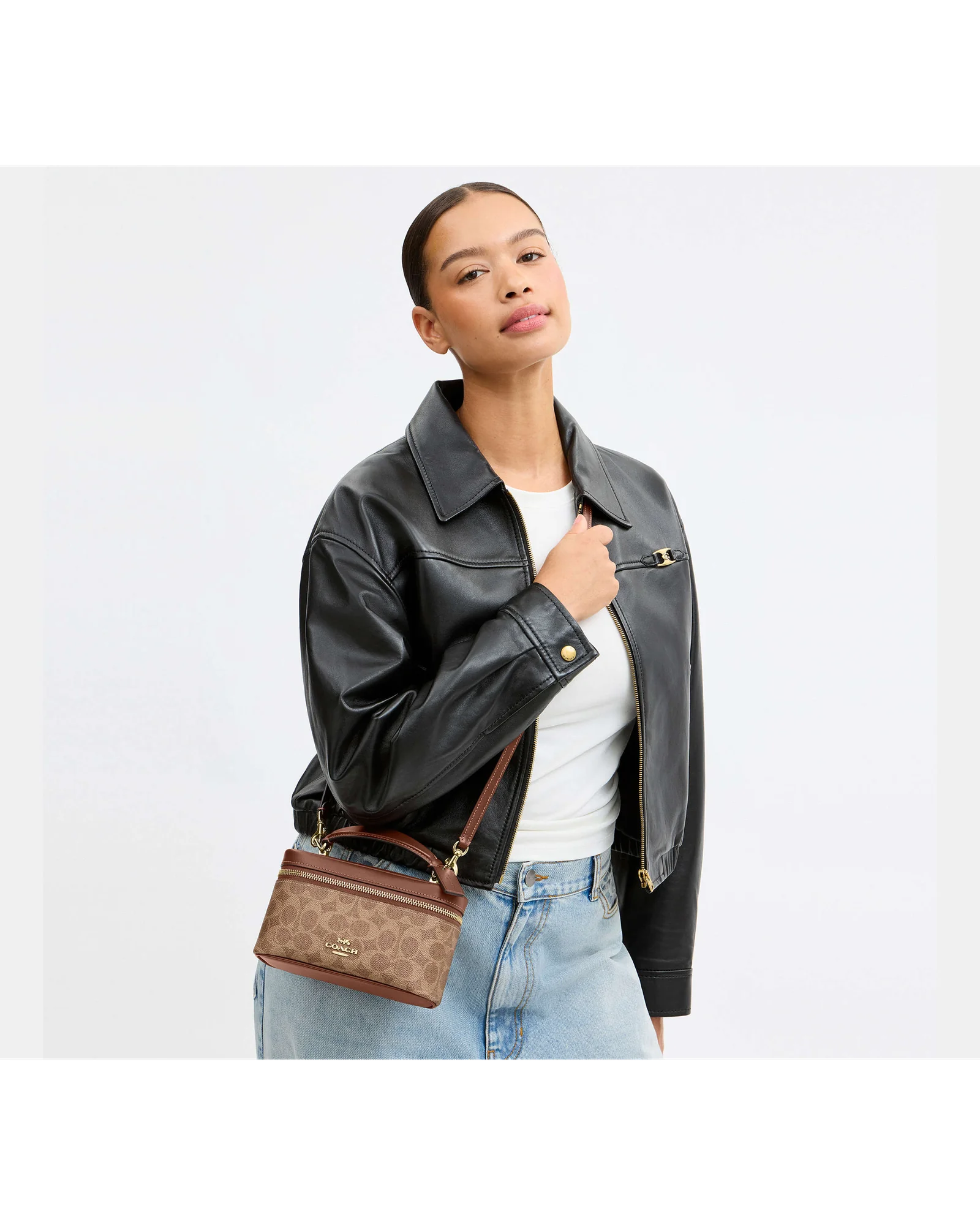 Сумка кросс-боди Coach Rainer 18 из канваса Signature — 17