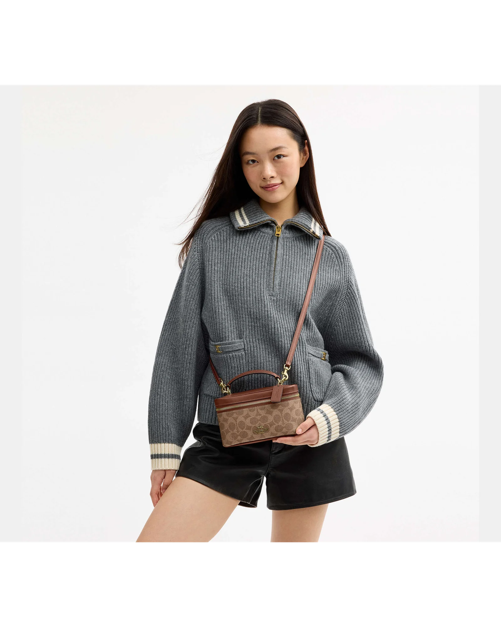Сумка кросс-боди Coach Rainer 18 из канваса Signature — 9