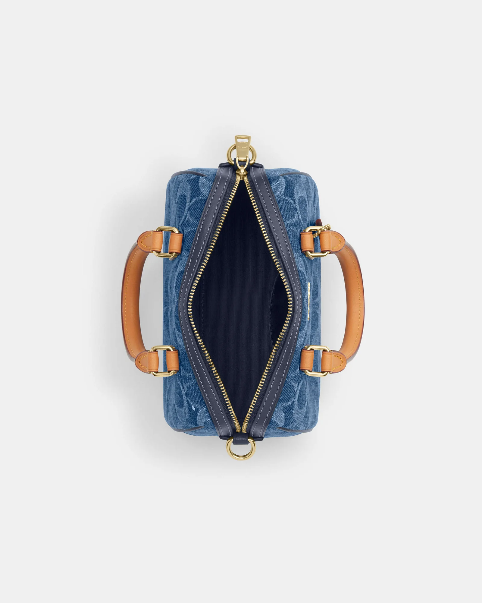 Мини-сумка кросс-боди Coach Rowan из джинсовой ткани Signature — 19