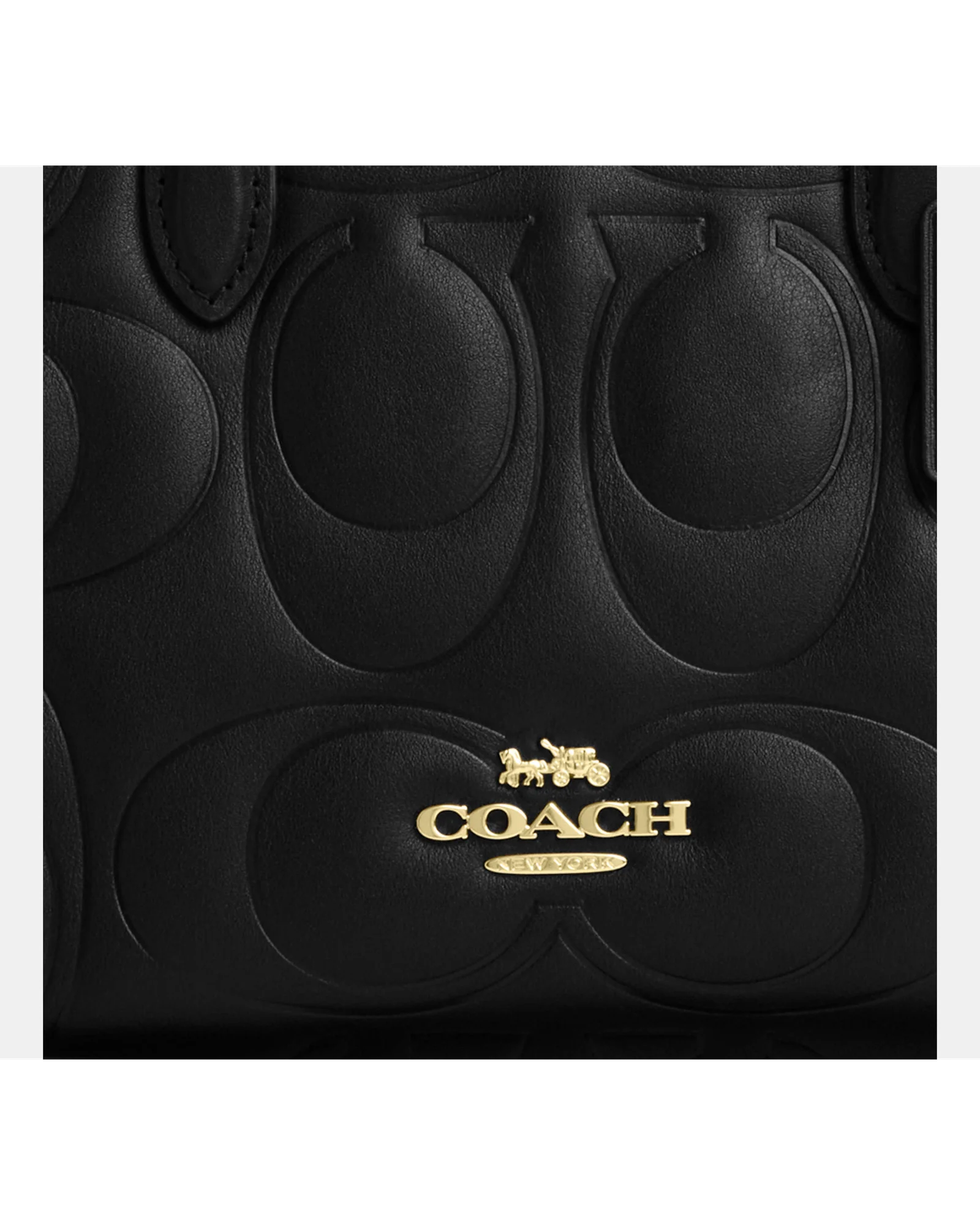 Маленькая сумка тоут Coach Maggie из фирменной кожи — 4