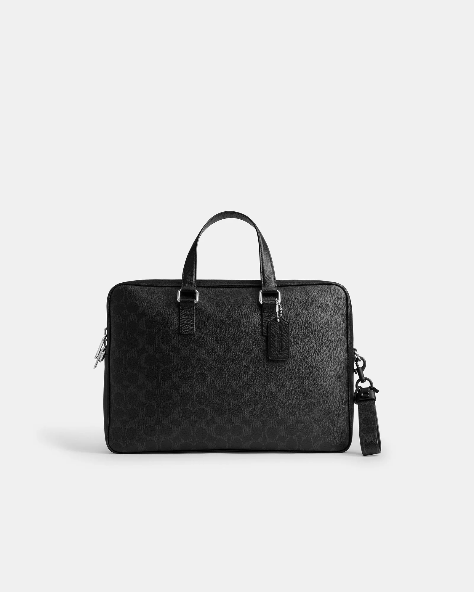 Брелок-петля для сумки Coach из канвы Signature — 2