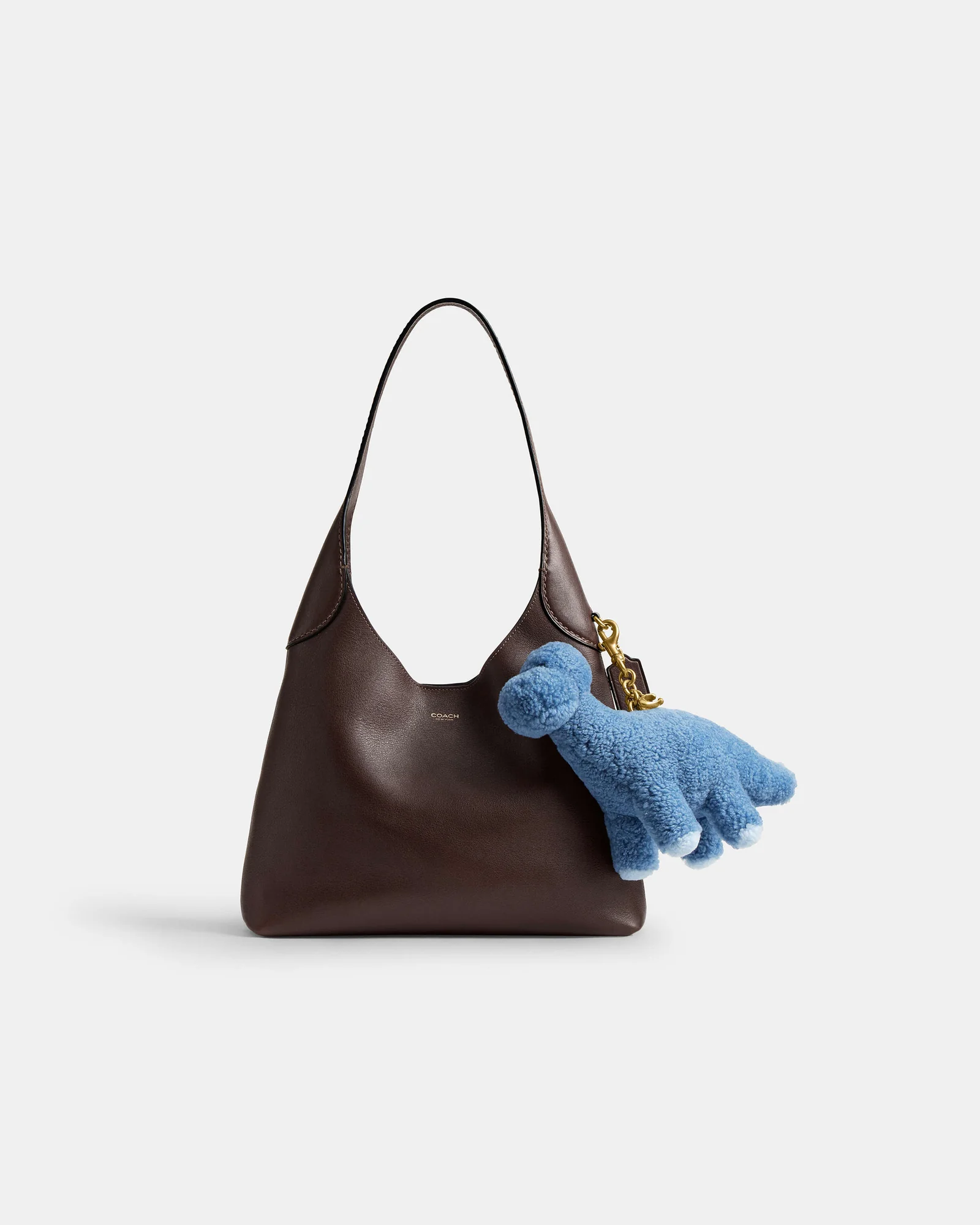 Брелок для сумки Coach динозавр Rexy из шерлинга — 2