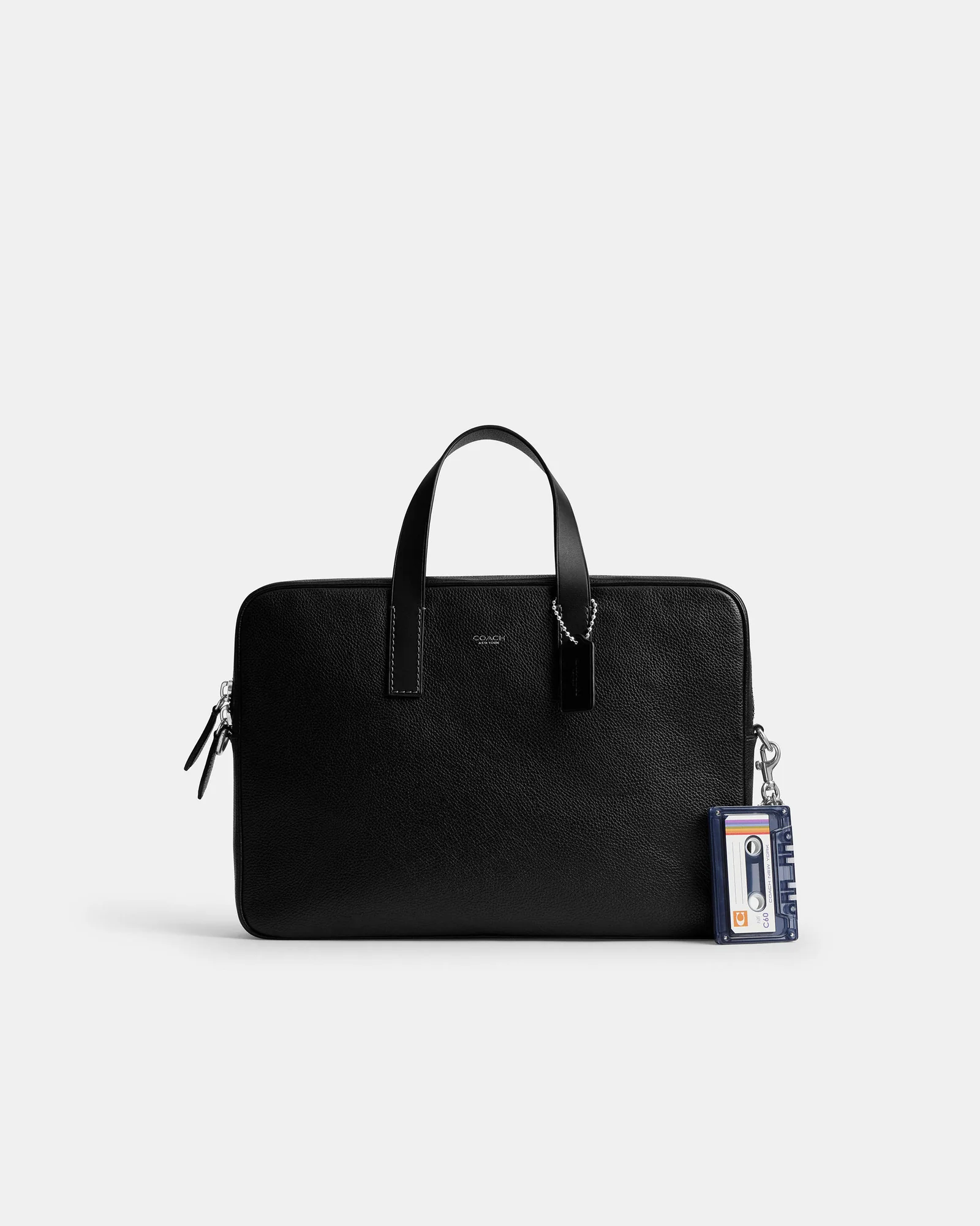 Брелок-подвеска для сумки Coach в виде кассеты — 2