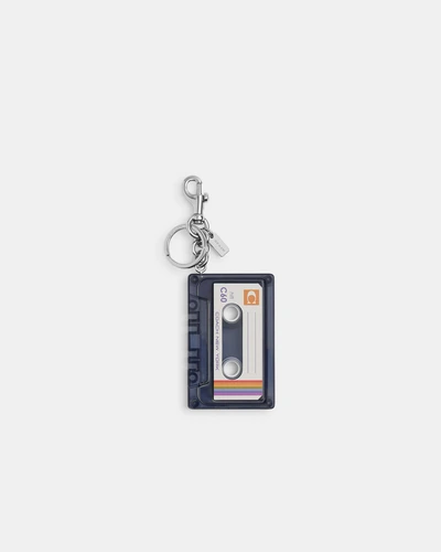 Брелок-подвеска для сумки Coach в виде кассеты