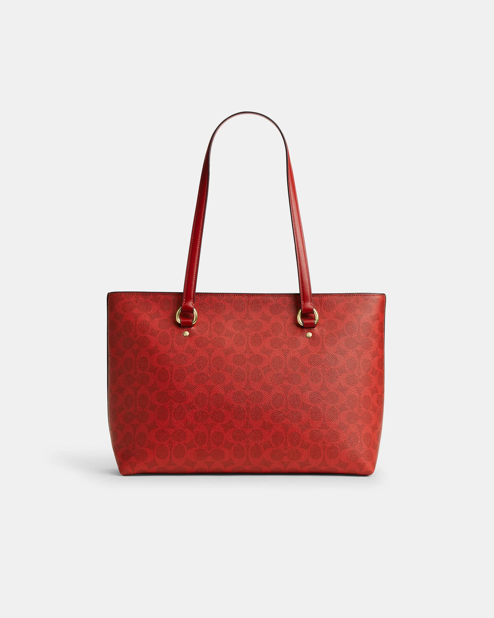 Сумка-тоут Coach Station в фирменном холсте — 11